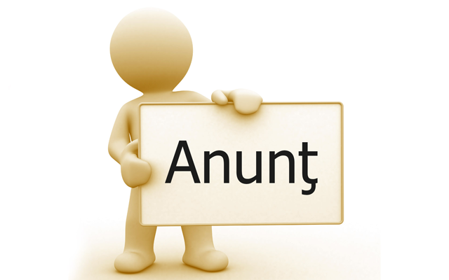 ANUNȚ DE PARTICIPARE